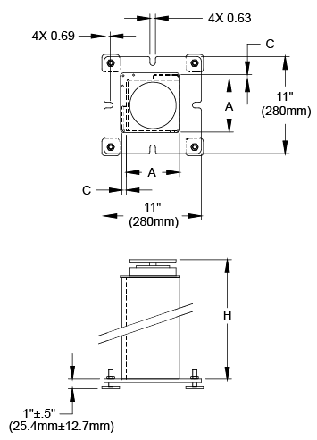 光學(xué)平臺(tái)支撐系統(tǒng)(圖10) 光學(xué)平臺(tái)支撐系統(tǒng)(圖10)
